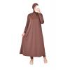 Burkini long hijab slip-on Al Nakheel black