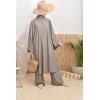 ABU DAHBI loose fit burkini Taupe