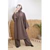 ABU DAHBI loose-fit burkini Dark taupe