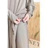 Burkini grande taille papillon MAJORQUE taupe