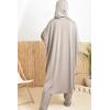 Burkini large size butterfly MAJORQUE taupe