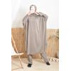 Burkini grande taille papillon MAJORQUE taupe