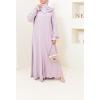 Abaya Dubaï Umbrella DJELIKA mauve