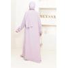 Abaya Dubai Umbrella DJELIKA mauve