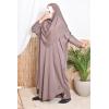 Khimar Badeanzug taupe dunkel