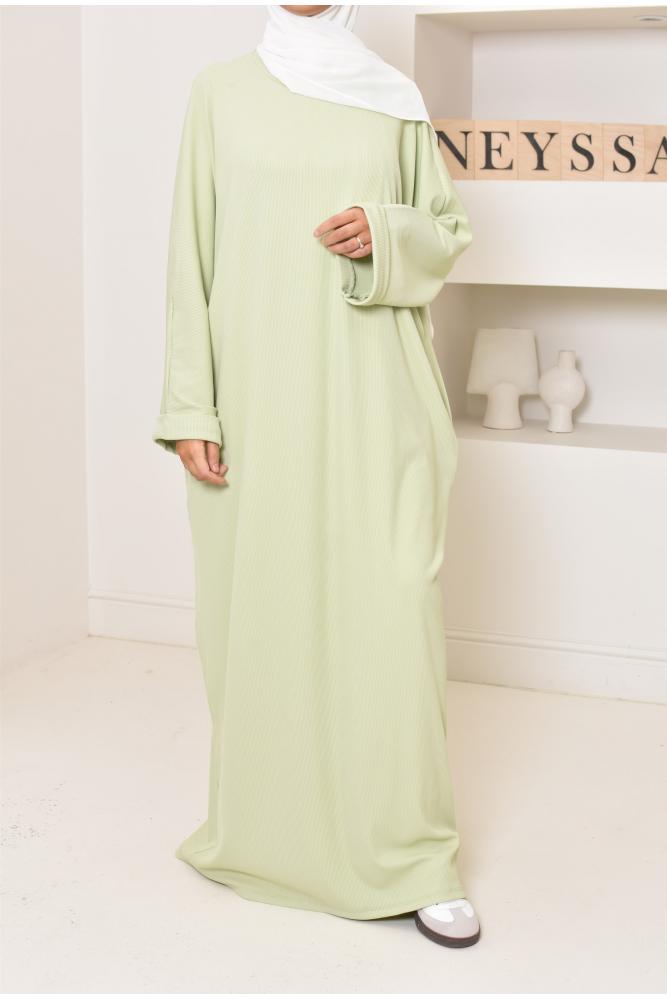 Joumana large ribbed jersey maxi dress