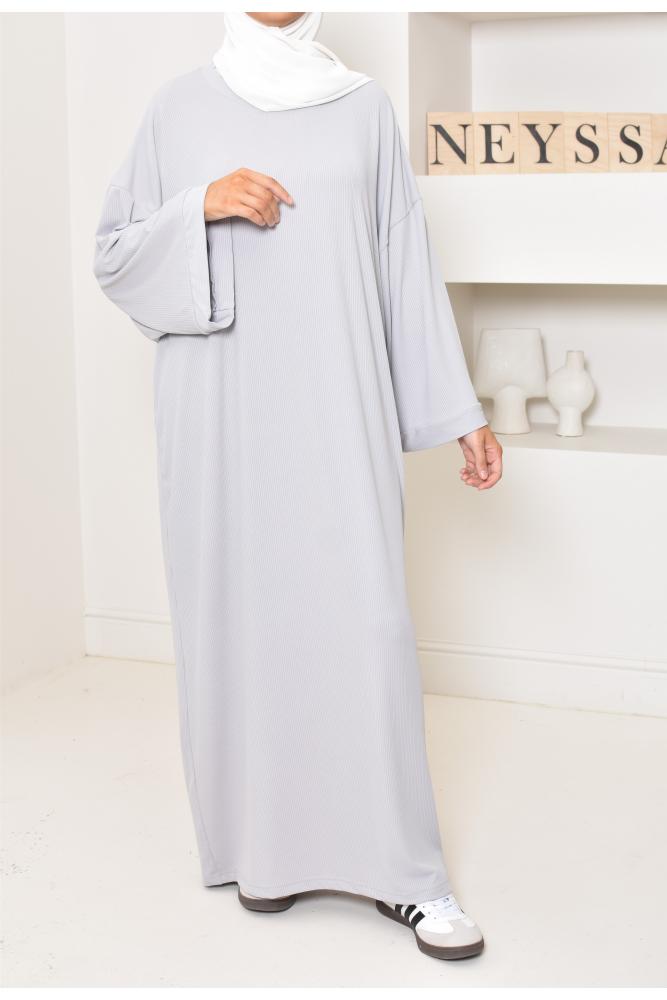 Delia ribbed jersey maxi dress