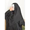 Black swimming khimar