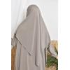 Khimar de bain taupe