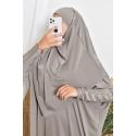 Khimar Bademantel taupe