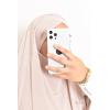 Khimar Jersey double croisé pointu