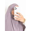 Khimar Jersey double croisé pointu