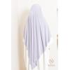 Khimar Jersey double croisé pointu