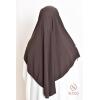 Khimar Jersey double croisé rond court 