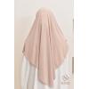 Khimar Jersey double croisé rond court 