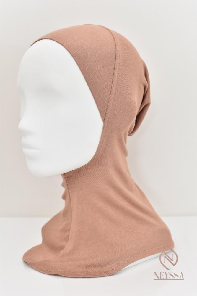 under scarf hood