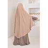 Khimar long soie de Médine à fente Umm Abdurrahman