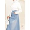 Sofia long skirt in light denim