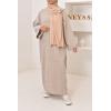 Corduroy T-shirt long dress Kadya