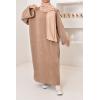 Corduroy T-shirt long dress Kadya