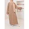 Corduroy T-shirt long dress Kadya