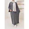 Corduroy T-shirt long dress Kadya