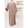 Corduroy T-shirt long dress Kadya