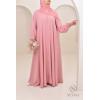 Abaya Dubaï Umbrella SAMAR Rose Tendre