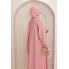 Abaya Dubai Umbrella SAMAR Soft Pink