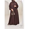 Abaya Dubaï Umbrella SAMAR Chocolat