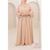 Abaya Dubai Umbrella SAMAR Beige