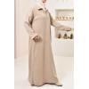 chubby-knit abaya NAWEL