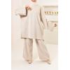 Hadriya corduroy palazzo tunic set