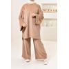 Hadriya corduroy palazzo tunic set