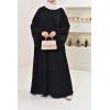 Umm Khadijâa Flared abaya with puffed sleeves