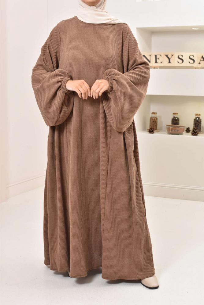 Abaya velours Umm Khadijâa