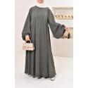 Abaya velours Umm Khadijâa