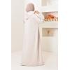 Pulloverkleid mit Kapuze Beige AMALY