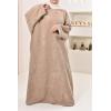 CHAHLA oversized velvet abaya