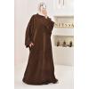 CHAHLA oversized velvet abaya