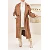 Trench long et oversize femme modeste