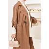 Trench long et oversize femme modeste