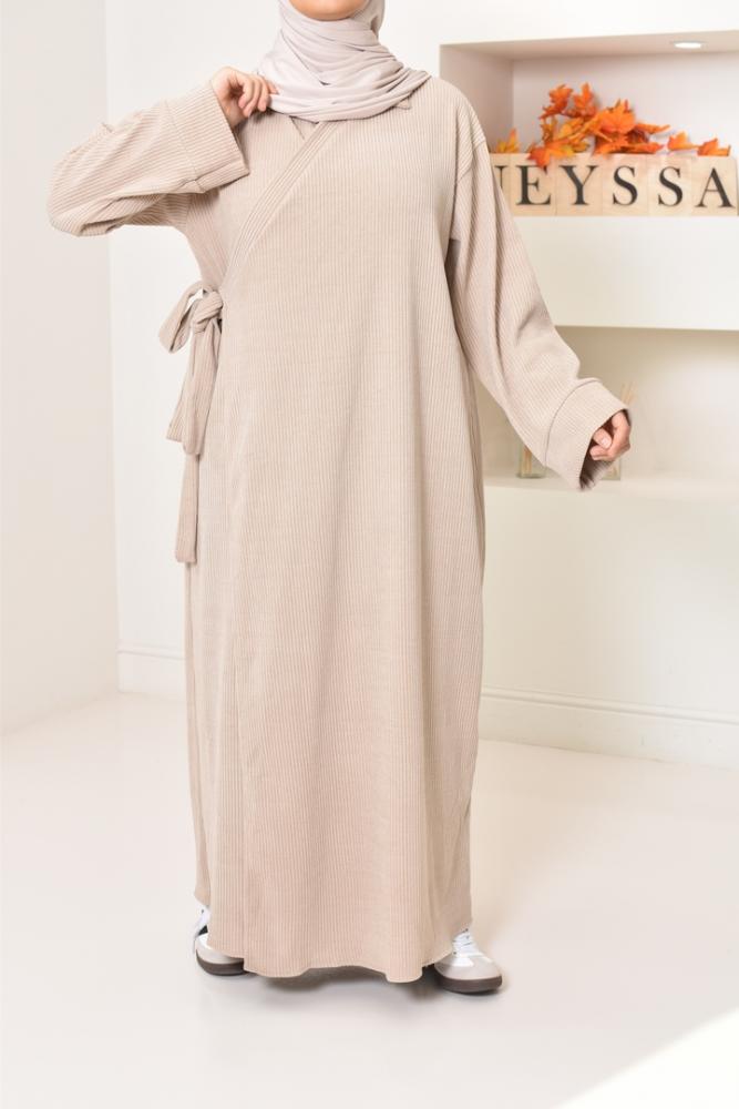 ALMERIA corduroy maxi dress