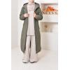 Parka Frau Reversible Winter Beige