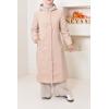 Parka Frau Reversible Winter Beige