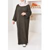 Abaya velours cotelé oversize Houda