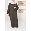 Abaya velours cotelé oversize Houda