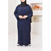 Houda oversized velvet abaya