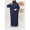 Houda oversized velvet abaya