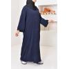 Houda oversized velvet abaya